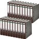 Leitz Ordner 1080/1050, A4, rugbreedte 52 of 80 mm, bruin/zwart