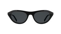 Karl Lagerfeld Women's Sunglasses - Black with Solid Smoke Lens