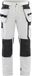 Blåkläder Schildersbroek met 4-weg stretch 1079-1645 - Wit/Donkergrijs - D124