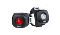 Knog Blinder MINI Dot Twin Feu arrière + Feu avant Set Noir LED USB Rechargeable