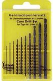 Donau Elektronik HSS100 HSS Kernboorset 10-delig DIN 338 Cilinderschacht 1 set(s)