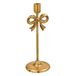 ATMOSPHERA CREATEUR D'INTERIEUR Atmosphera Bougeoir noeud Mona H.30cm doré