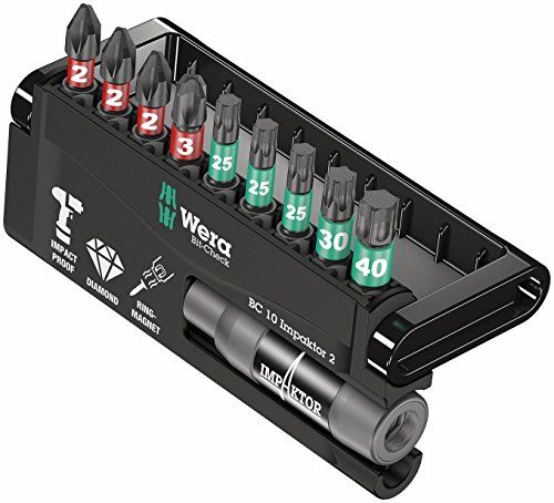 Wera Bit-Check 10 Impaktor 2 bitset - 4013288156792