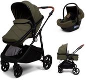 Baninni 3-in-1 Multi Standen Kinderwagen met Autostoel Nelia Groen