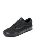 Vans Brooklyn Ls Sneakers Dames Zwart Suède Rubber VN000D7QBKA