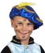 Boland bonnet - bleu - avec plume - enfants - fête de Saint-Nicolas - costume de valet