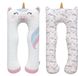 SNUZZY® Peluche licorne coussin corporel 120x60 cm