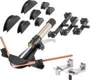VEVOR Hydraulische Pijpenbuiger, 6-22 mm, Buiggereedschapset voor voorwaartse/Achterwaartse Buiging voor HVAC-Systemen, met 7 Buigbekken van Aluminiumlegering, voor HVAC, Airconditioning, Koeling en Autoreparaties