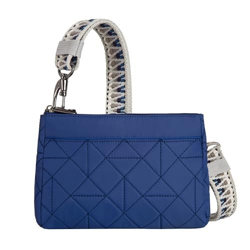 Travelon Boho Anti-Theft Clutch Crossbody - Weelderig Blauw
