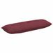 vidaXL Coussin de dossier Vin rouge 140 x 19 x 50 cm Tissu