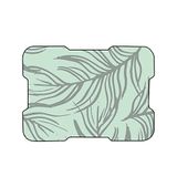 Bonamaison, Digitale bedrukte muismat, antislip onderkant, voor kantoor en thuis, afmetingen: 22x18 cm