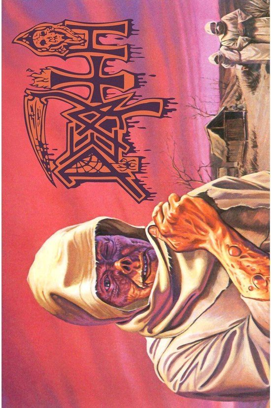 Razamataz Death - Leprosy Textiel Poster - Multicolours