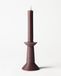 HEMA Bougie LED en forme de bougeoir ⌀7,6 x 27,5 cm rustique marron foncé