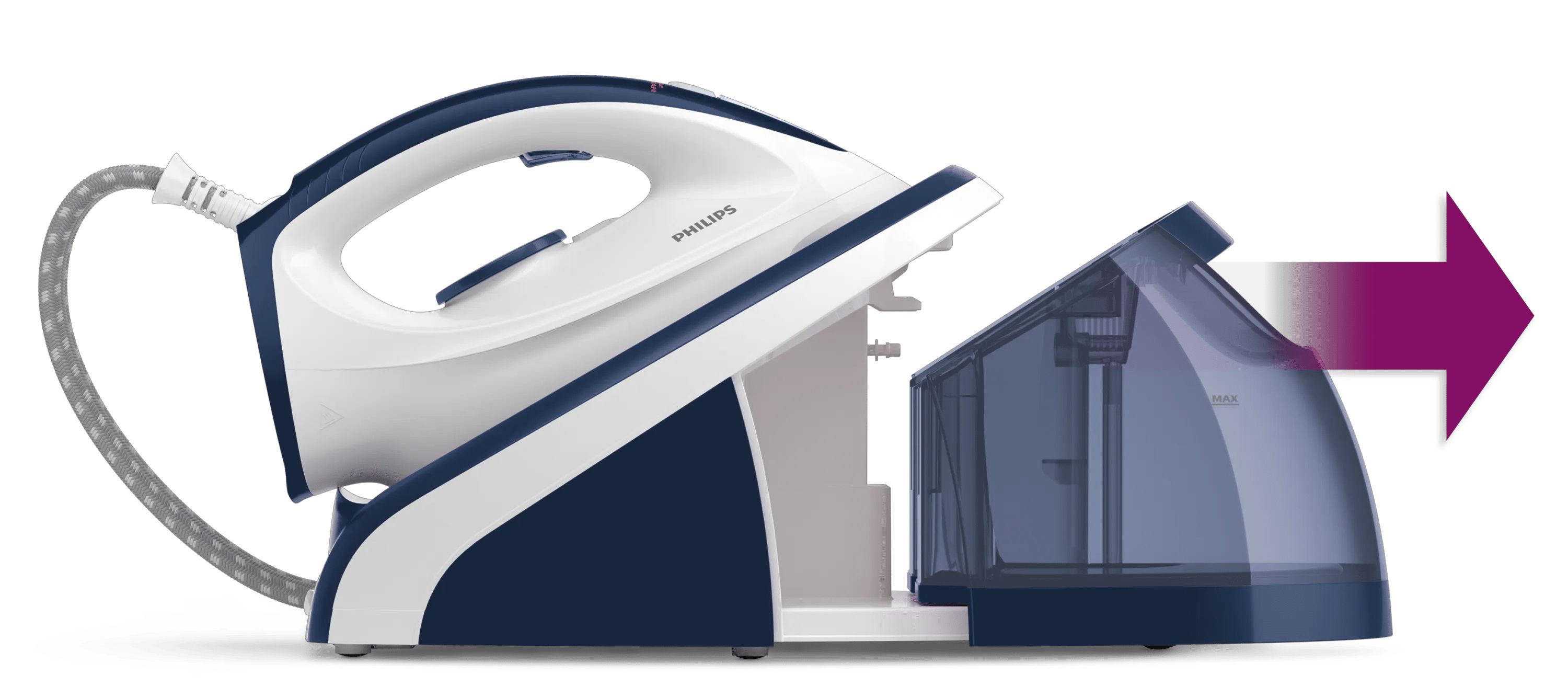 Philips HI5920/20 Stoomgenerator - 2400W - Keramische zoolplaat