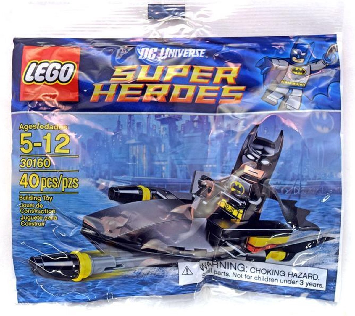 lego DC Universe Super Heroes Set #30160 Batman Jetski Bagged