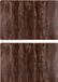 Merkloos Set van 10x stuks tafel placemats donker hout kleur 43 x 28 cm van kunststof