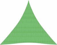 vidaXL Zonnezeil 160 g/m² 4,5x4,5x4,5 m HDPE Lichtgroen