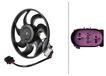HELLA 8EW 366 420-531, ventilateur pour refroidissement moteur, ventilateur de refroidissement pour VW Touareg (7LA, 7L6, 7L7), radiateur d'eau avec diamètre 301mm