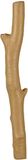 F Branko Hondenspeelgoed van bruin rubber, 32 cm