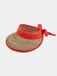 Hatland Eliza - Zeegras zonneklep - Rood