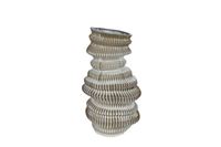 Vaas Modern S bruin/creme aardew 16,5x1
