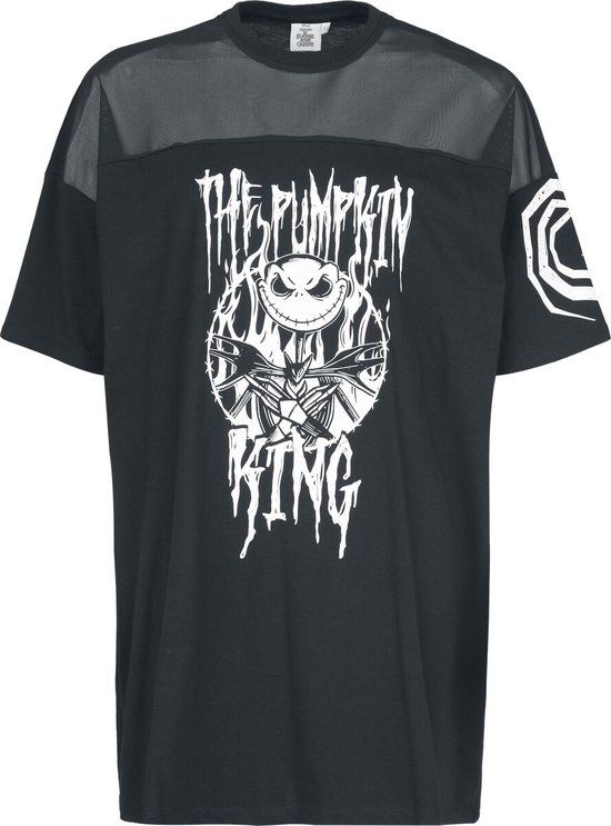 The Nightmare Before Christmas Jack Skellington - Pumpkin King Dames T-shirt - Zwart - L