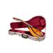 Crossrock A-stijl mandoline koffer | ABS gegoten hardshell met veiligheidsslot, metalen voeten en afneembare banden-Champagne (CRA862MACH)