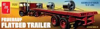 AMT Modelbouwpakket Militaire voertuigen - 1399 Fruehauf Flatbed Trailer Plastic - 1:25 - Modelbouw