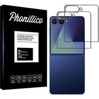 Phonillico® Gehard Glas voor Samsung Galaxy Z FLIP 7 [Pack 2] Schermbeschermer Glasfolie