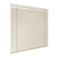 time4blinds - Aluminium Jaloezieën voor Binnen - 1400x2400mm, Bediening Links - Crème