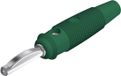 Hirschmann Test & Measurement SKS Hirschmann VQ 20 Banaanstekker Stekker, recht Stift-Ø: 4 mm Groen 1 stuk(s)