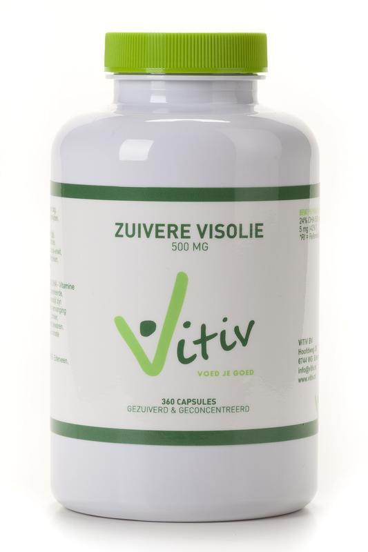 Vitiv Zuivere visolie 500 mg 360 CA