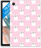 B2Ctelecom Back Cover voor Samsung Galaxy Tab A8 2021/2022 Back Case Sleeping Cats