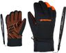 Ziener Lanus As Handschoenen Oranje, Zwart, Maat 11