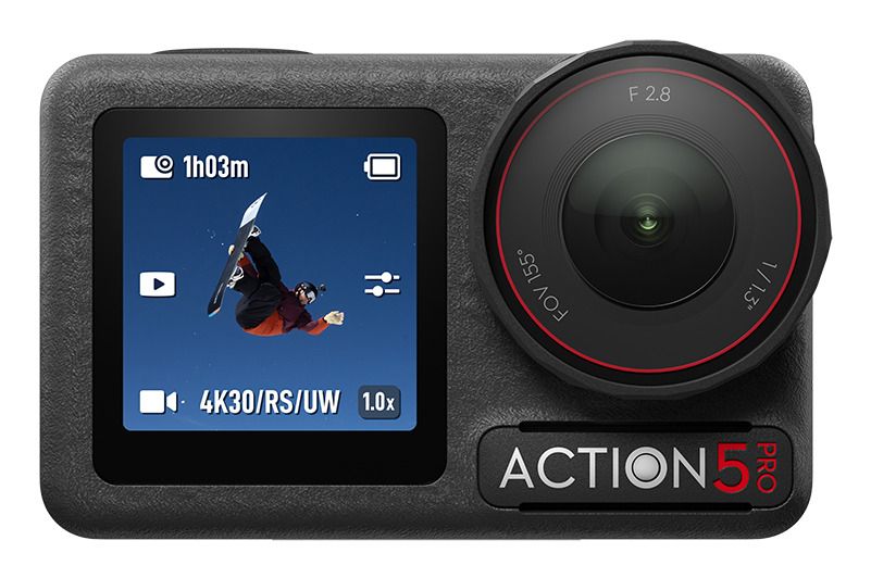 DJI Osmo Action 5 Pro - 4K Action Camera - 40MP - WiFi - Black