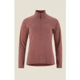 Craft damespoloshirt Adv Subz Wool LS Tee 3 W 1915138 Rose Brown/Melange L