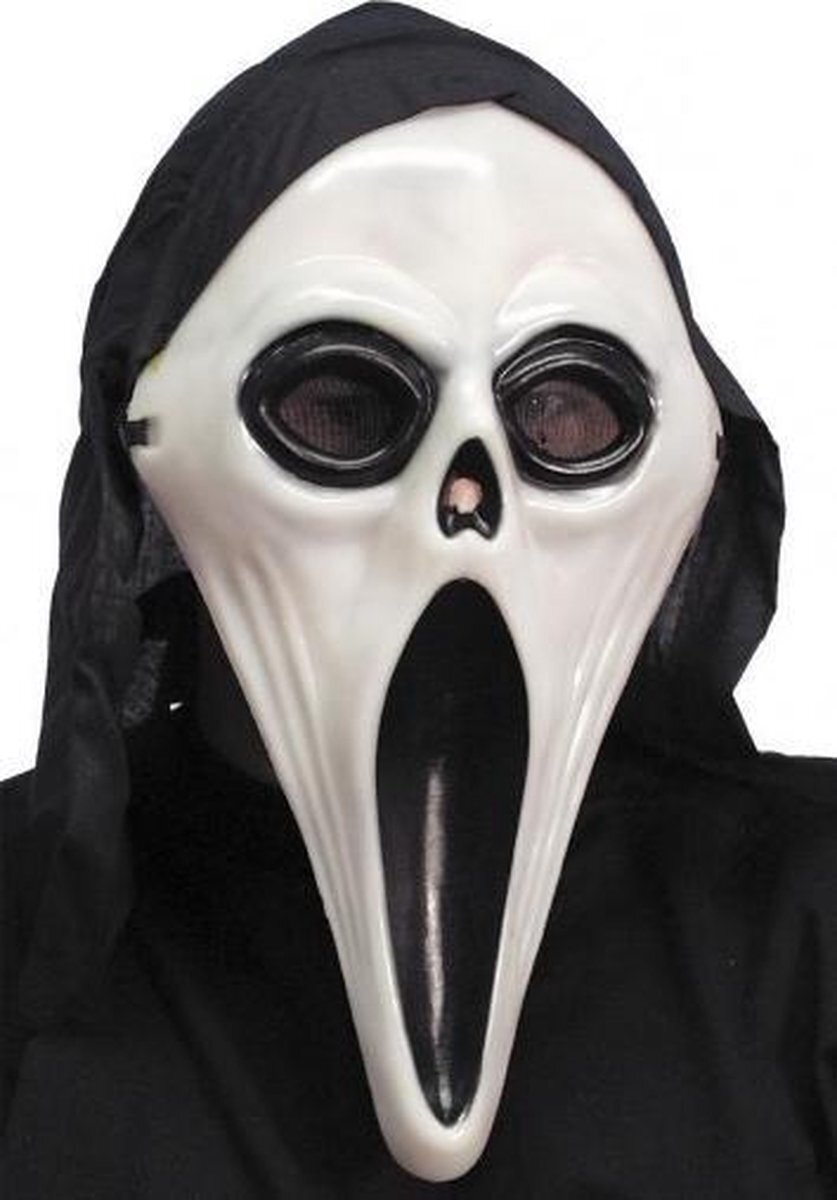 Partyproduct Halloween Scream masker PVC