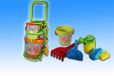 Apel Plastik Boodschappenwagen/set marineblauw, meerkleurig