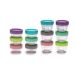 Melii Set mit 12 Glasbehältern für Babynahrung, 6 x 59 ml + 6 x 118 ml