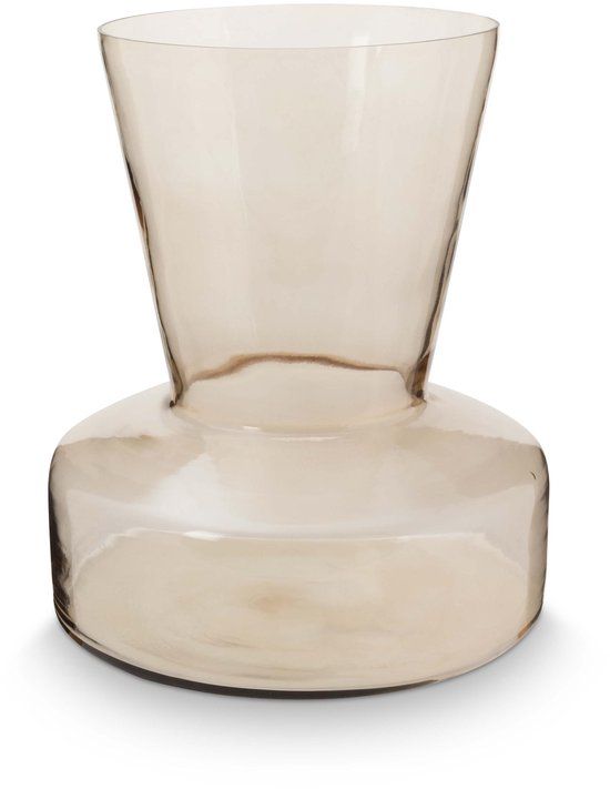Pip Studio - Basic - Vaas - Zand - Glas - 26x26x30cm