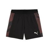 PUMA Trainingsshorts Individualfinal - Zwart/grijs/gloeiend Rood Kids, maat 140 cm