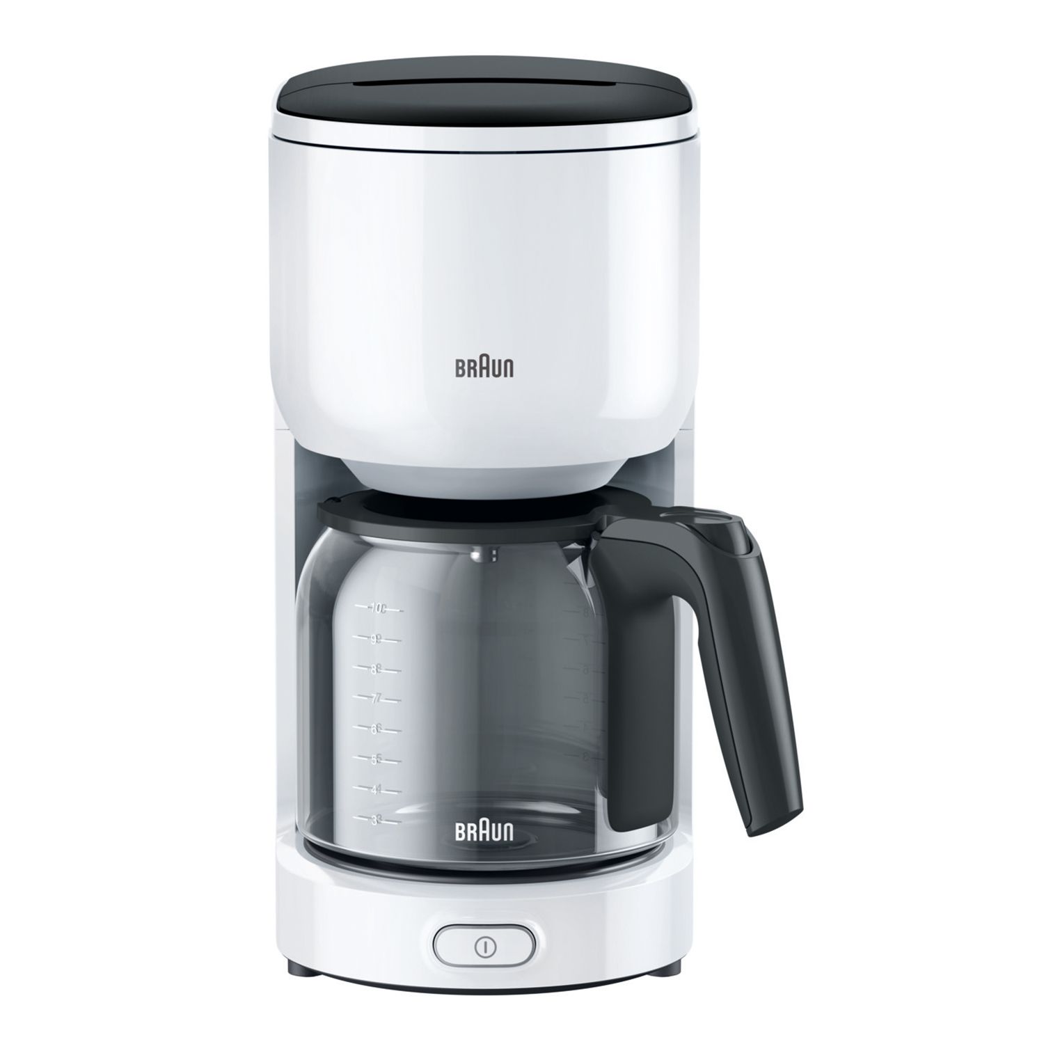 Braun PurEase KF 3120 WH - Filter Coffee Machine - White