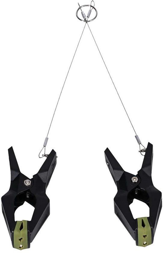 Doc Johnson Hardwire Hangers - Tepelklem - Zwart