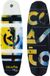 Coasto Topaz Wakeboard - 140 cm - Zwart - Unisex - 2 vinnen - Voor beginners en gevorderden