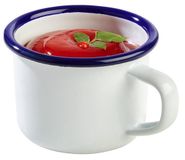 APS Mok Enamelware Wit/Blauw