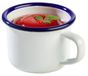 APS Mok Enamelware Wit/Blauw