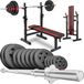 Icecat Banc de musculation - Pliable - Avec haltères 69,5 kg - Max. 250 kg