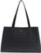 GUESS Wilder Travel Tri Compartment Tote Charcoal donkergrijs