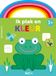 Standaard Uitgeverij Regenboog 1 - Ik plak en kleur 3+ (kikker groen)