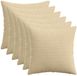 vidaXL Kussensloop 6 stuks Grijs Groen 35 x 35 cm Corduroy